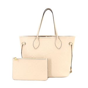 Louis Vuitton Monogram Implant Neverfull MM Tote Bag Leather Claim